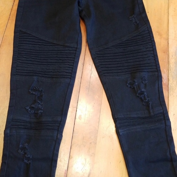 NWOT Dead Studios High Biker Distressed Jean sz6 - Picture 8 of 8
